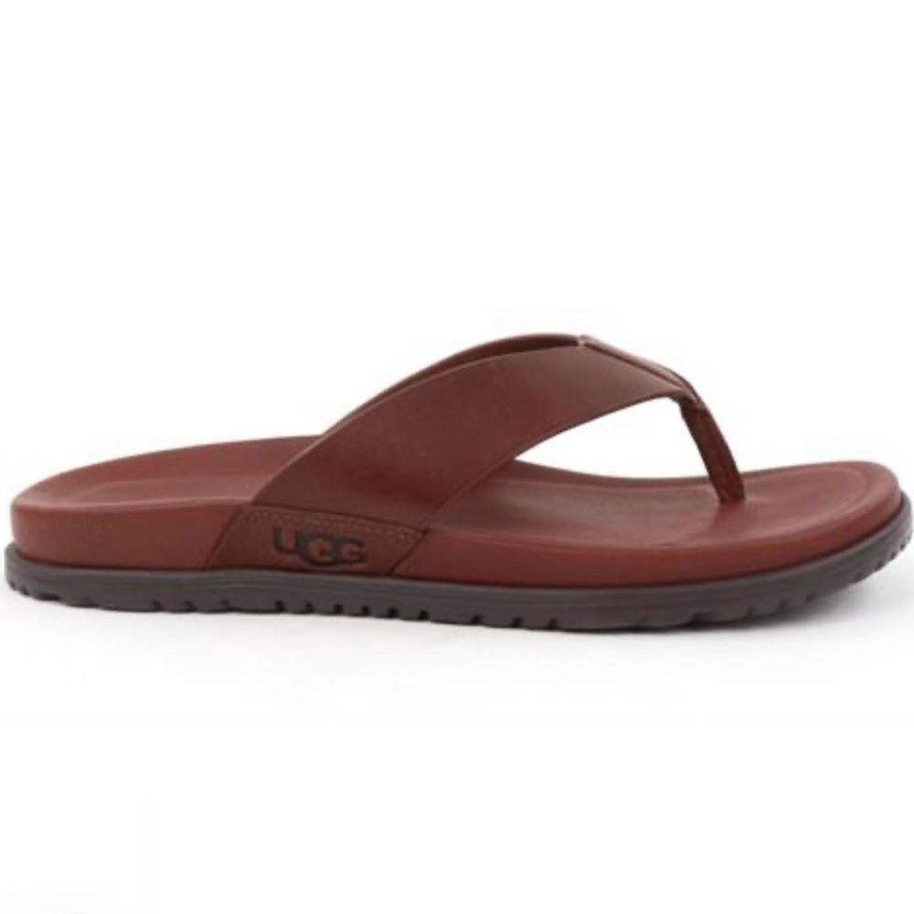 UGG Wainscott Flip Sandal in Cognac Brown